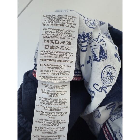 Mini Boden Corduroy Size 6Y Boy's Pull On Drawstring Elastic Blue Pants - Picture 4 of 8